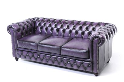 Kožna Chesterfield sofa